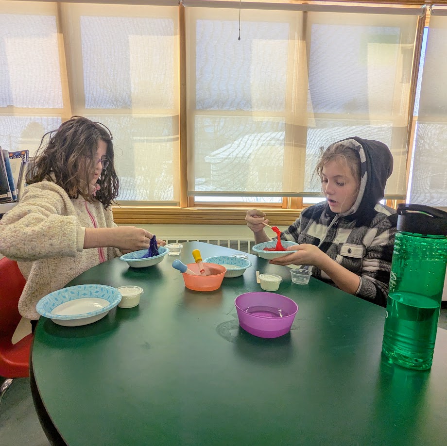 students making slime